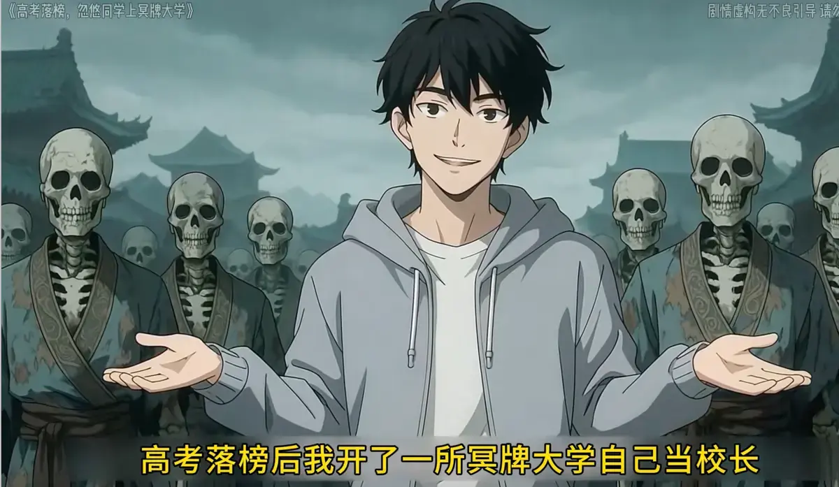 高考落榜动漫《高考落榜，忽悠同学上冥牌大学》-冥牌大学奇遇记全集免费看-1080P高清画质在线播放-最新校园搞笑番剧